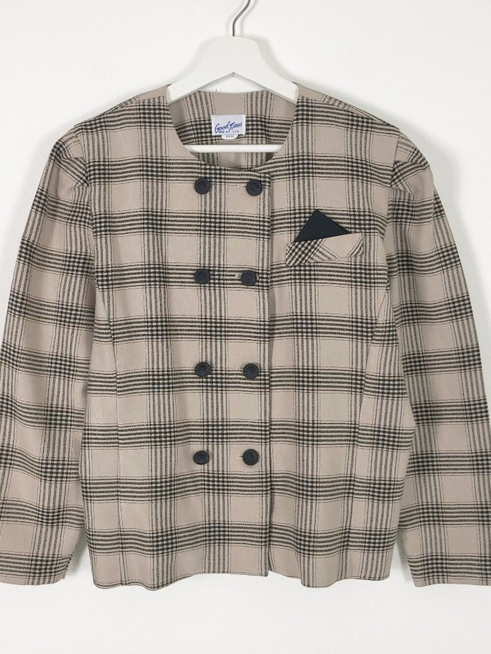 Vintage Plaid Top